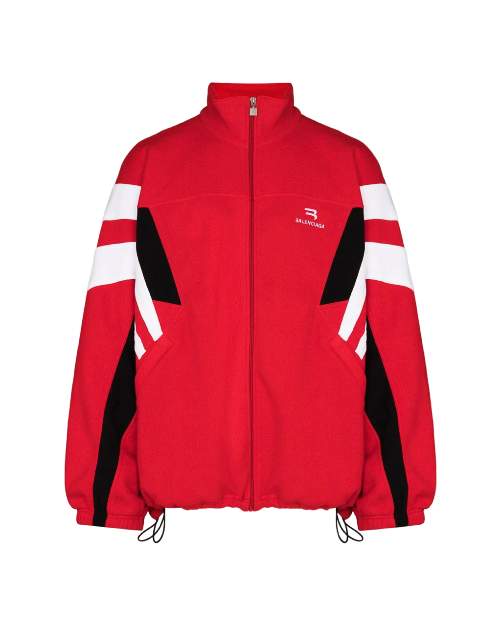 Balenciaga Sporty B Oversized Track Jacket 'Red'
