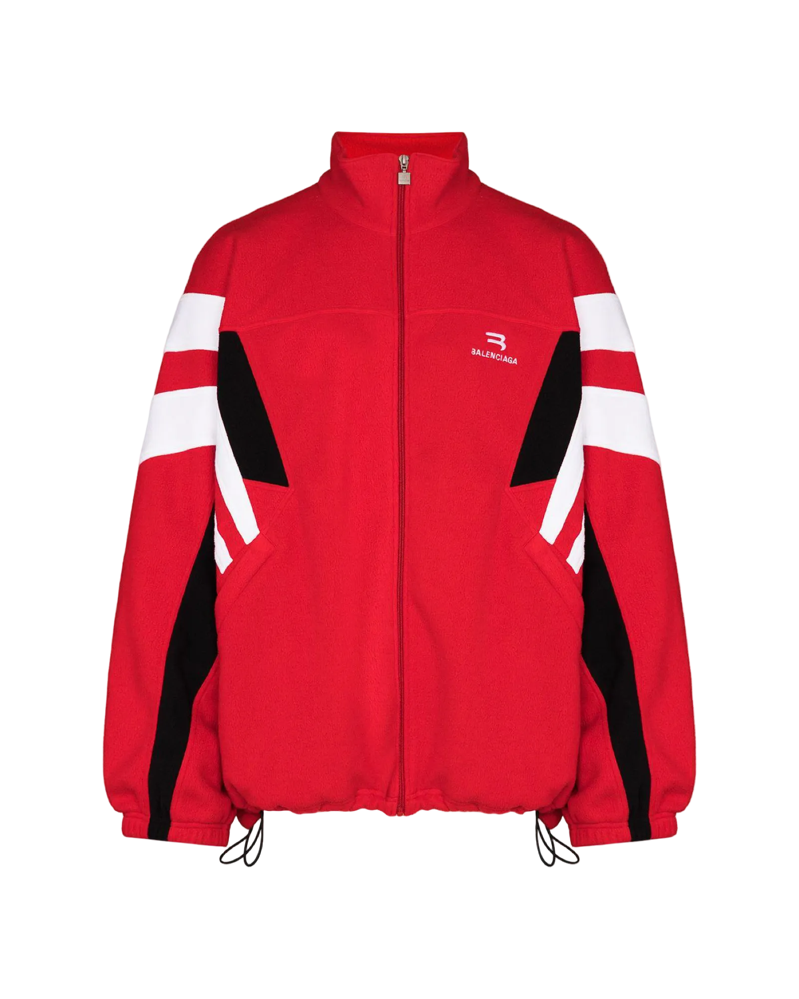 Balenciaga Sporty B Oversized Track Jacket 'Red'