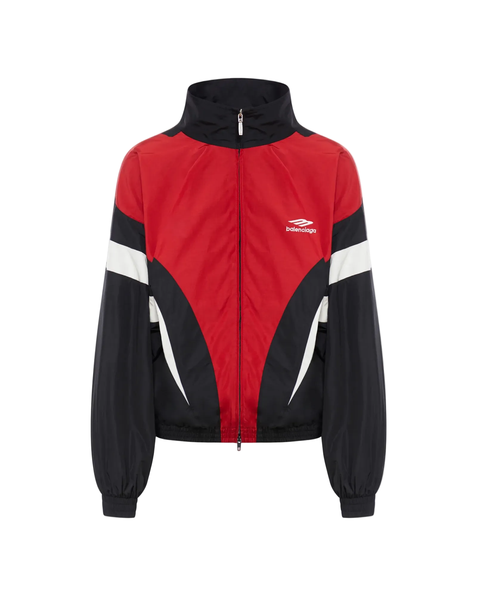 Balenciaga 3B Sports Icon Track Jacket 'Red Black'