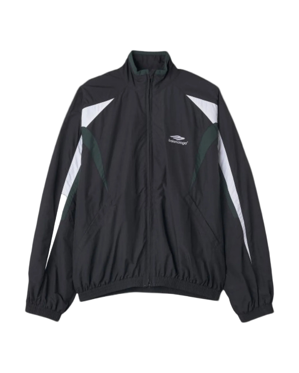 Balenciaga 3B Sports Icon Track Jacket 'Green Black'