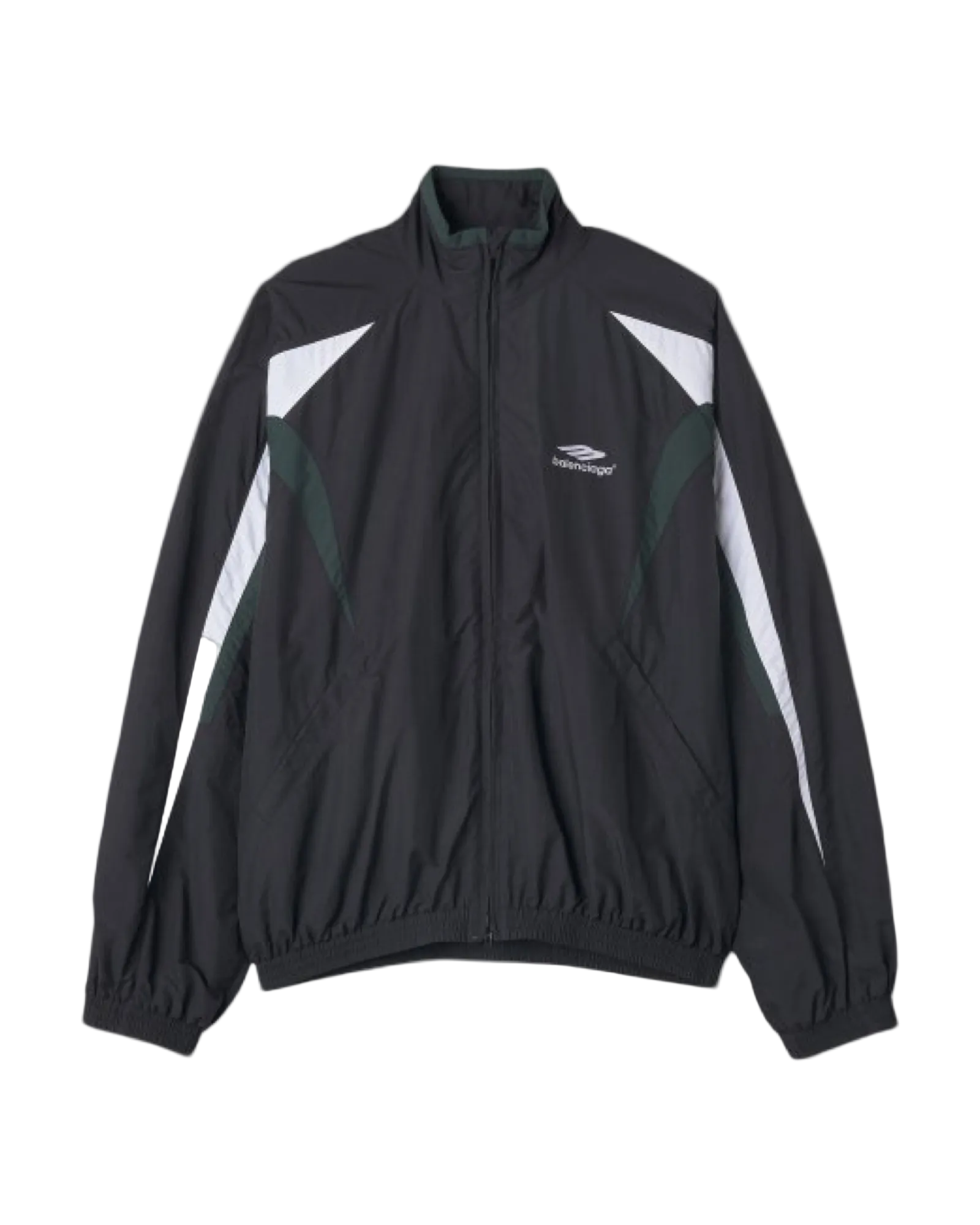 Balenciaga 3B Sports Icon Track Jacket 'Green Black'