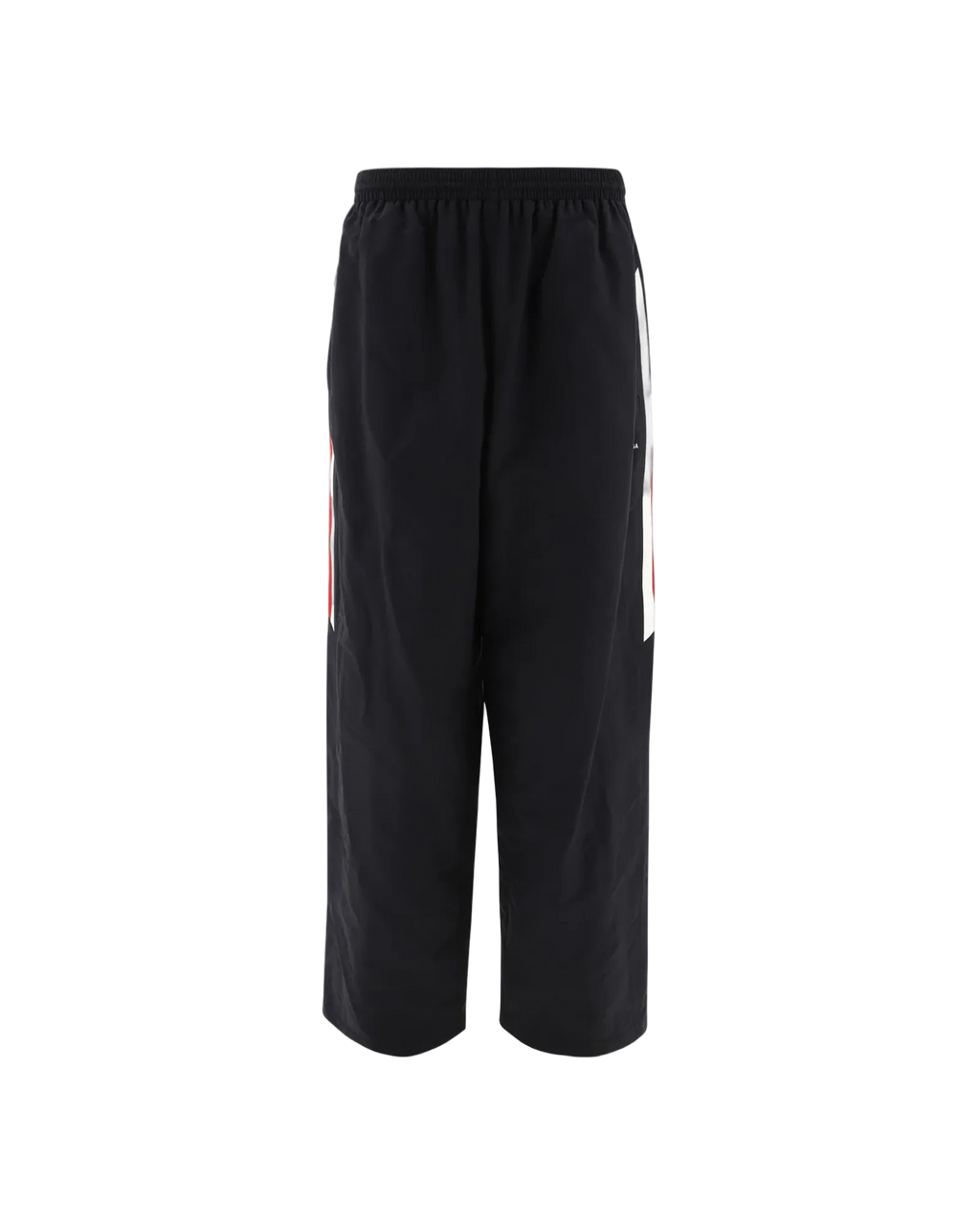 Balenciaga Sporty B Embroidered Track Pants 'Black Red'