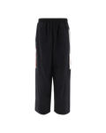 Balenciaga Sporty B Embroidered Track Pants 'Black Red'