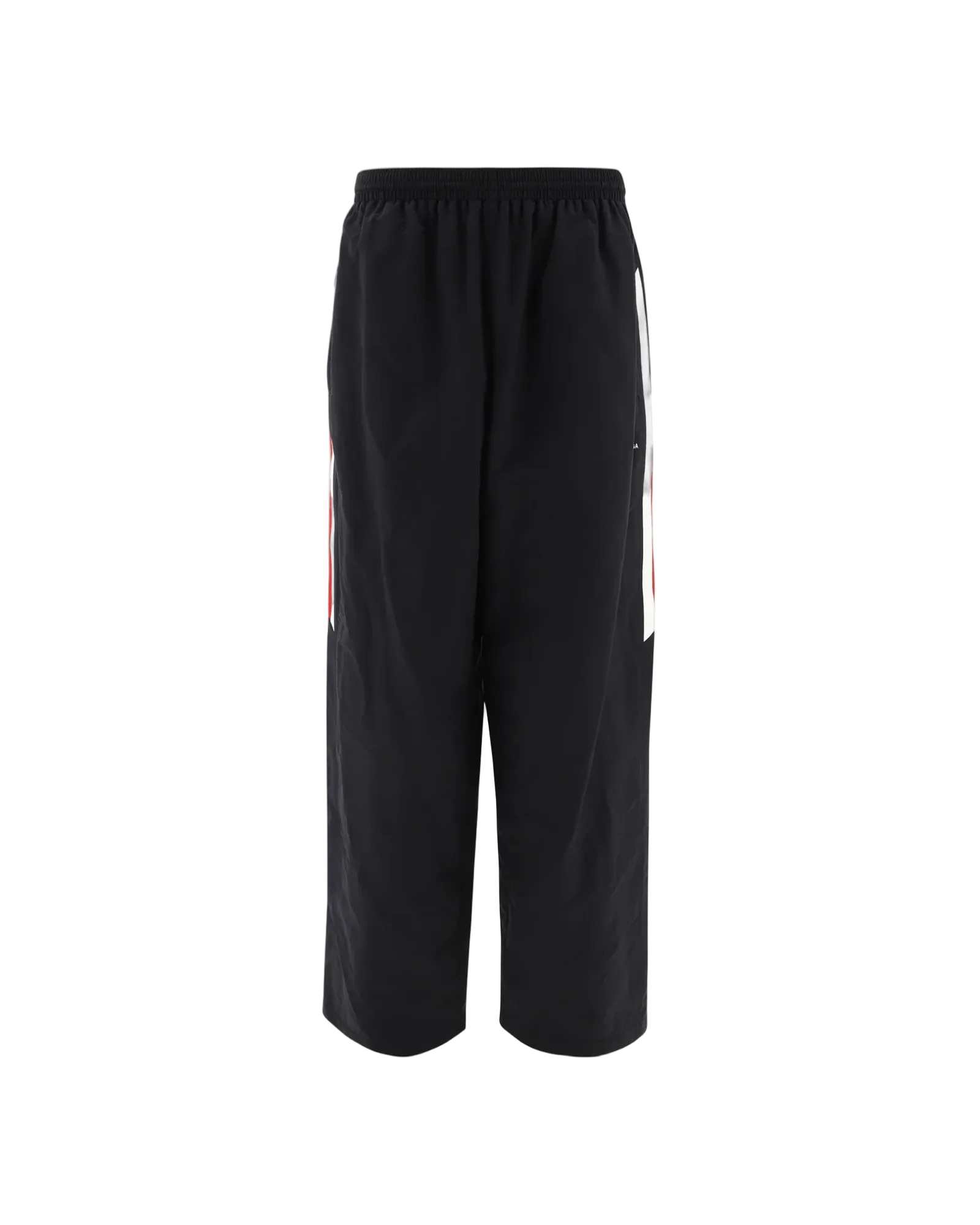 Balenciaga Sporty B Embroidered Track Pants 'Black Red'