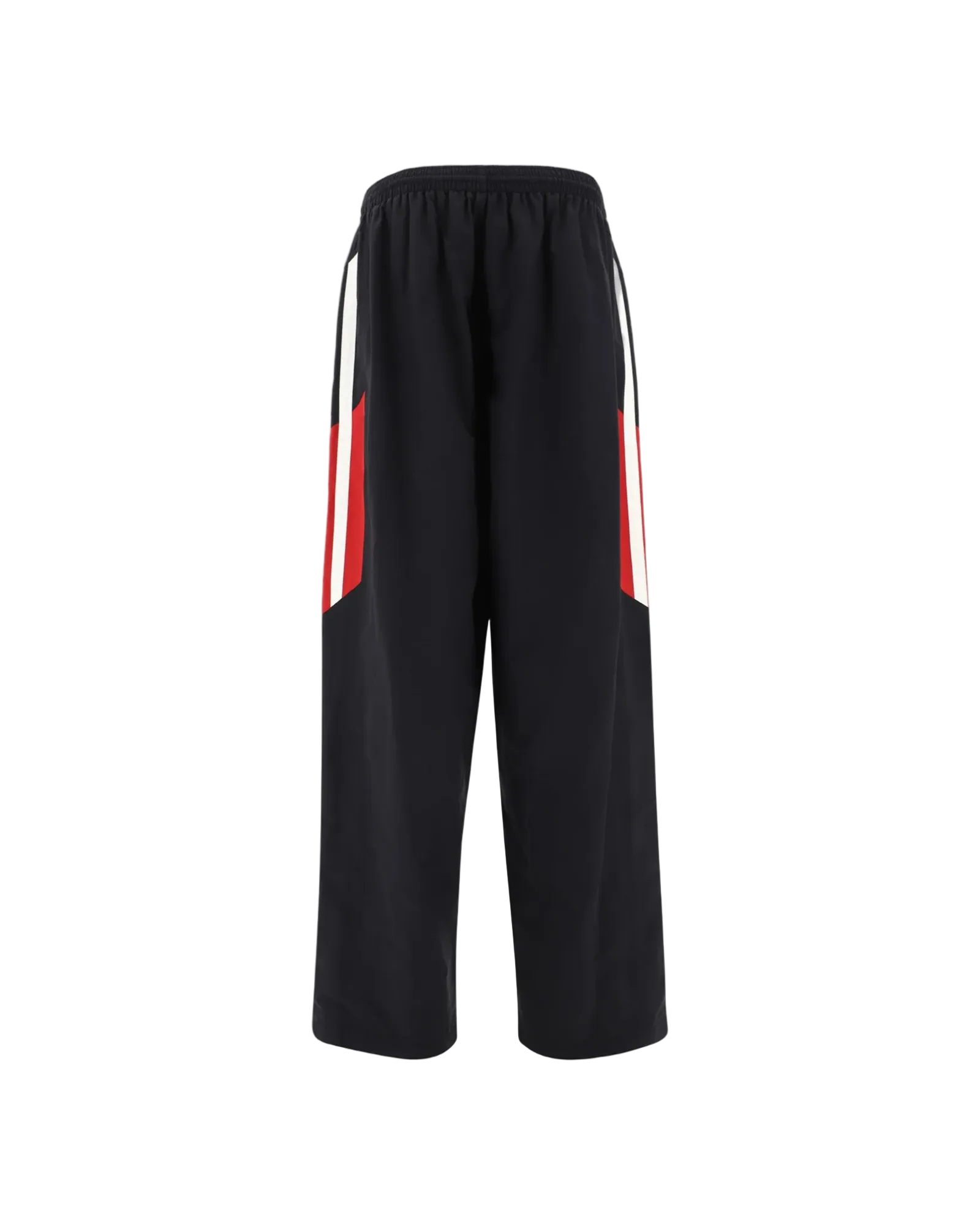 Balenciaga Sporty B Embroidered Track Pants 'Black Red'