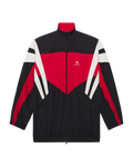 Balenciaga Sporty B Embroidered Track Jacket 'Black Red'