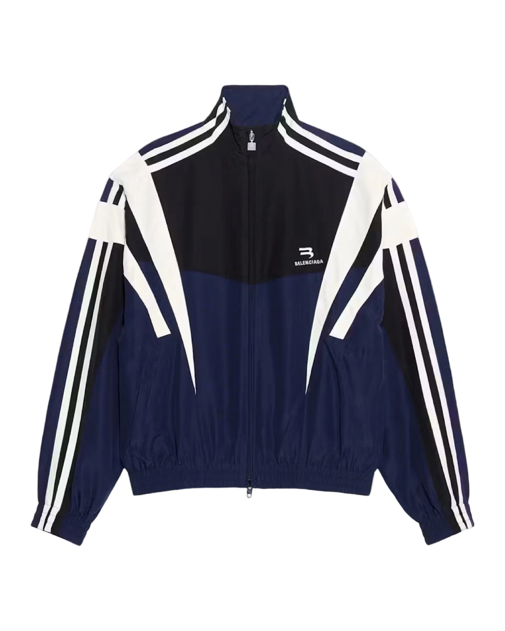Balenciaga Sporty B Tracksuit Jacket 'Indigo/Black/White'
