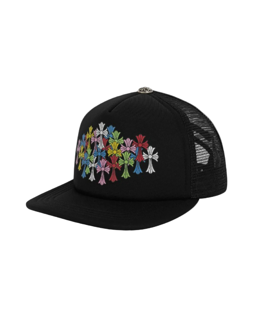 Chrome Hearts Multi Color Crosses Trucker Hat 'Black'