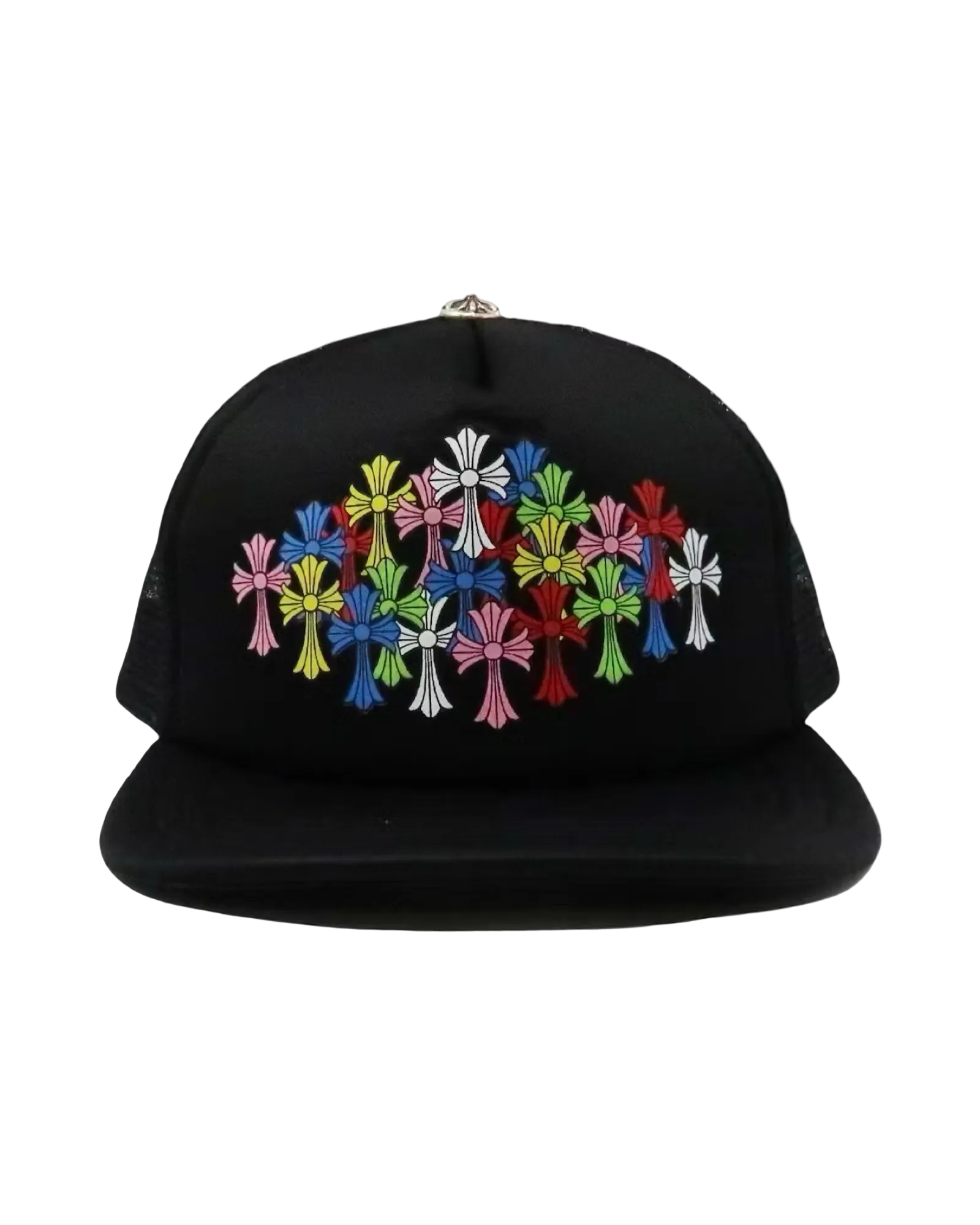 Chrome Hearts Multi Color Crosses Trucker Hat 'Black'