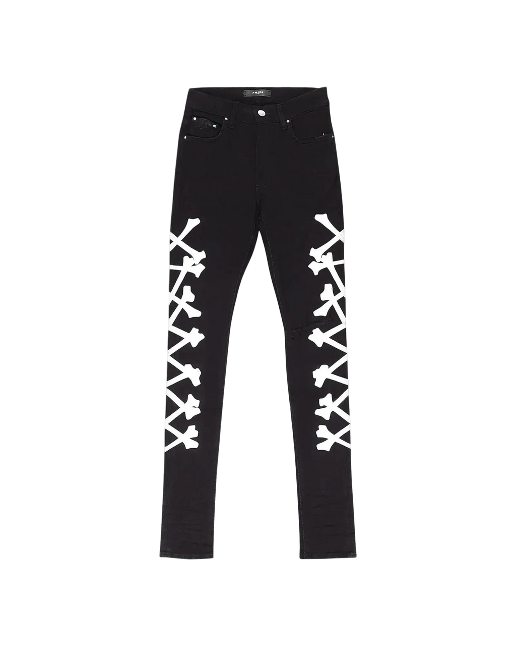 Amiri Bones Skinny Jeans 'Black/Silver'
