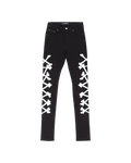 Amiri Bones Skinny Jeans 'Black/Silver'