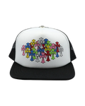 Chrome Hearts Multi Color Crosses Trucker Hat 'White'