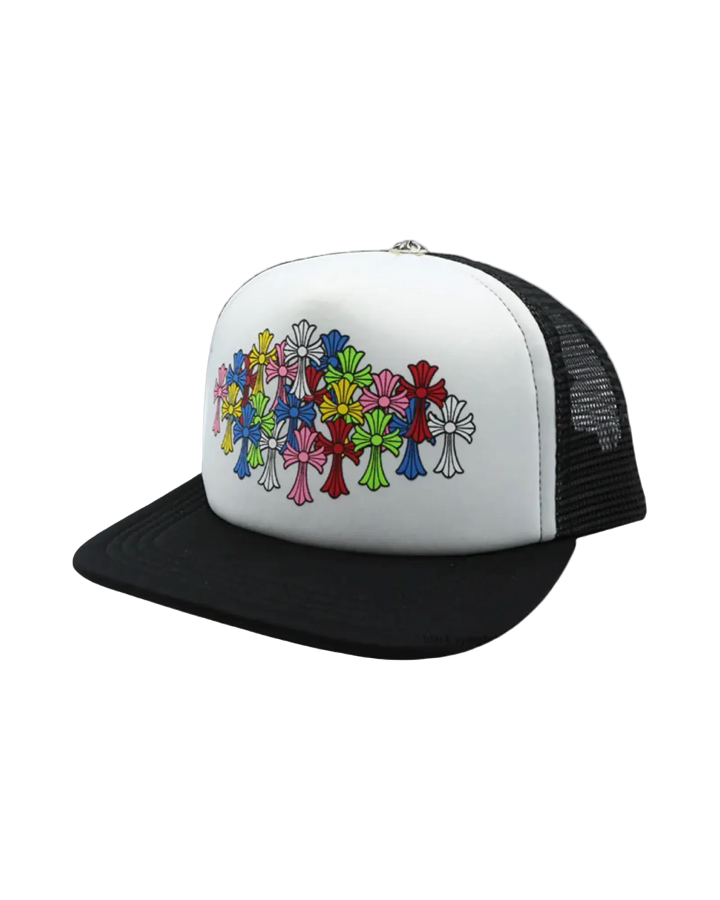 Chrome Hearts Multi Color Crosses Trucker Hat 'White'