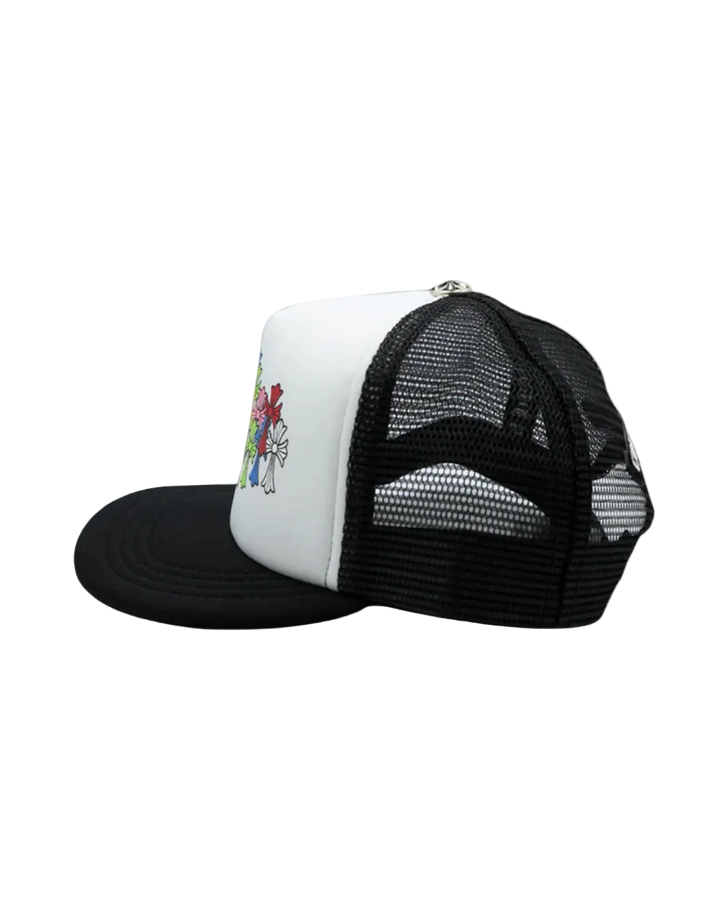 Chrome Hearts Multi Color Crosses Trucker Hat 'White'