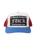 Chrome Hearts CH Hollywood Trucker Hat 'Black/White/Red'