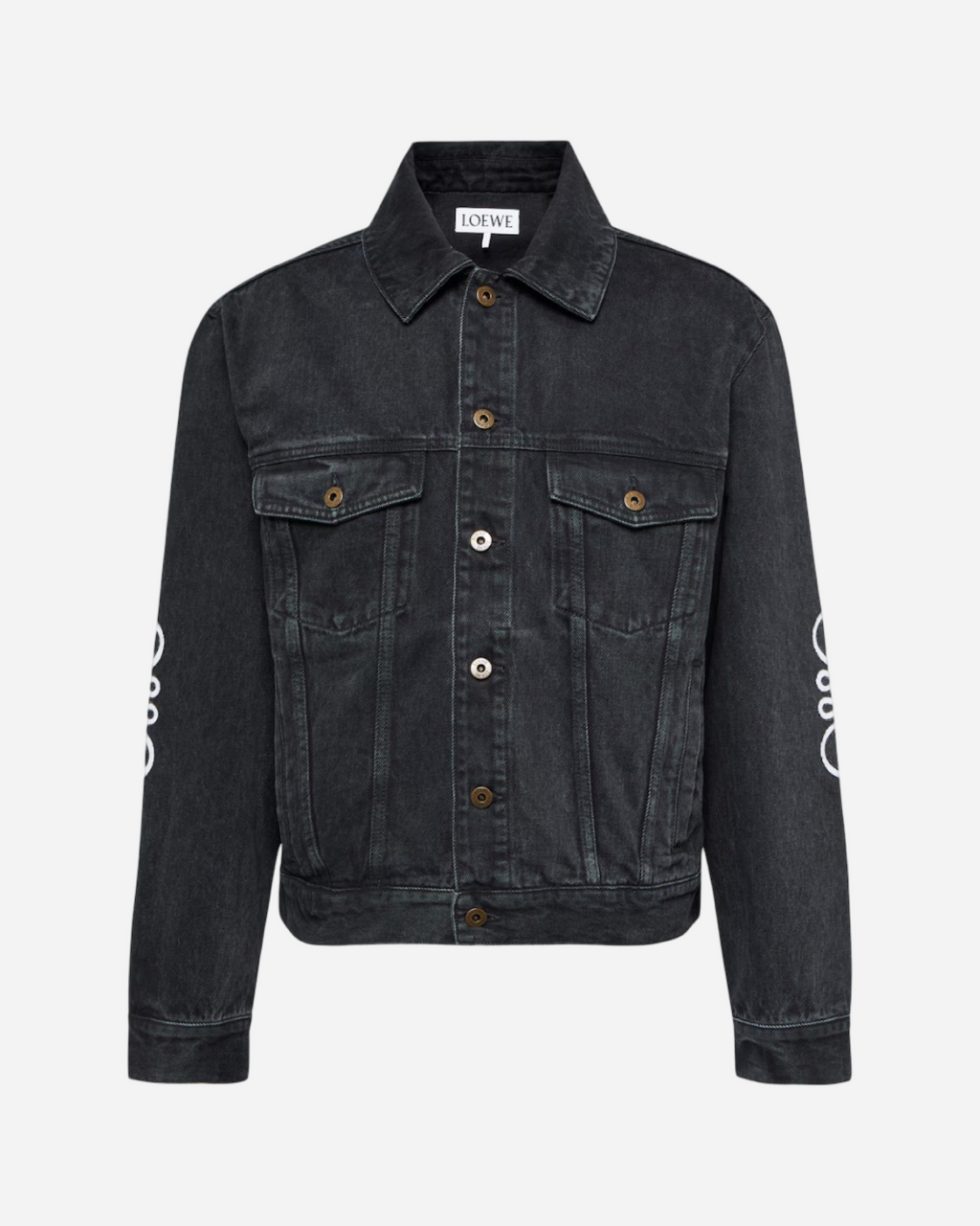 LOEWE Anagram Logo Denim Jacket 'Black'