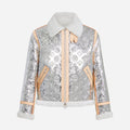 Louis Vuitton Monogram Mirror Shearling Jacket