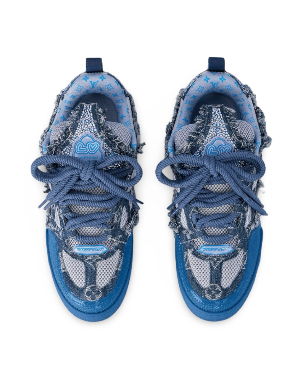Louis Vuitton LV Skate Sneaker 'Blue Swarovski'