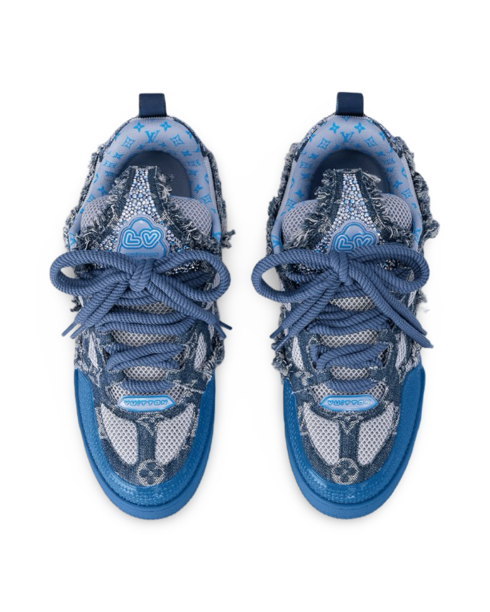 Louis Vuitton LV Skate Sneaker 'Blue Swarovski'