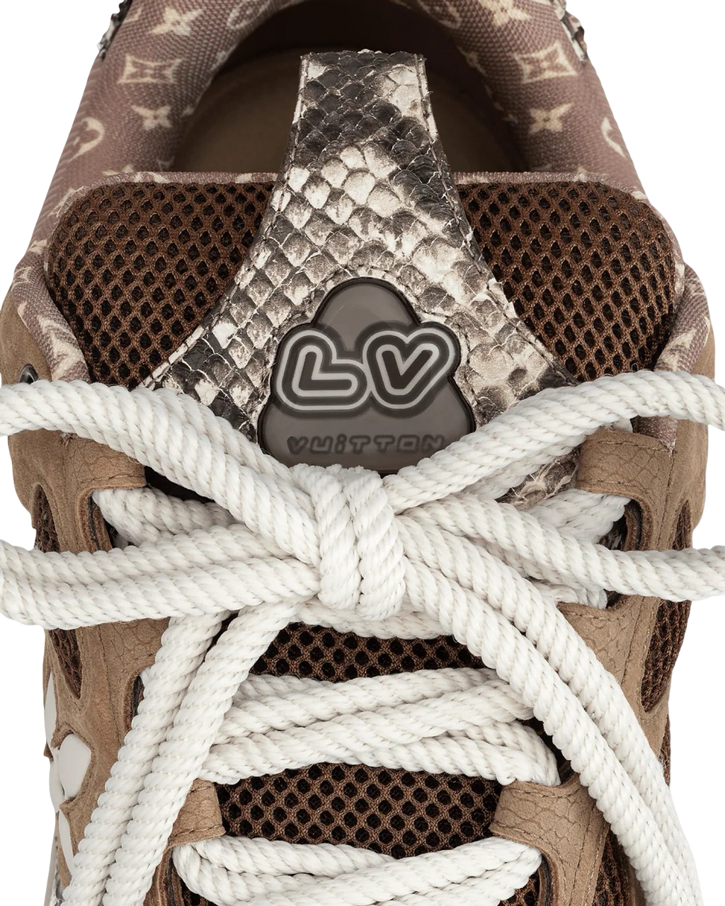 Louis Vuitton LV Skate Sneaker 'Brown Snakeskin'