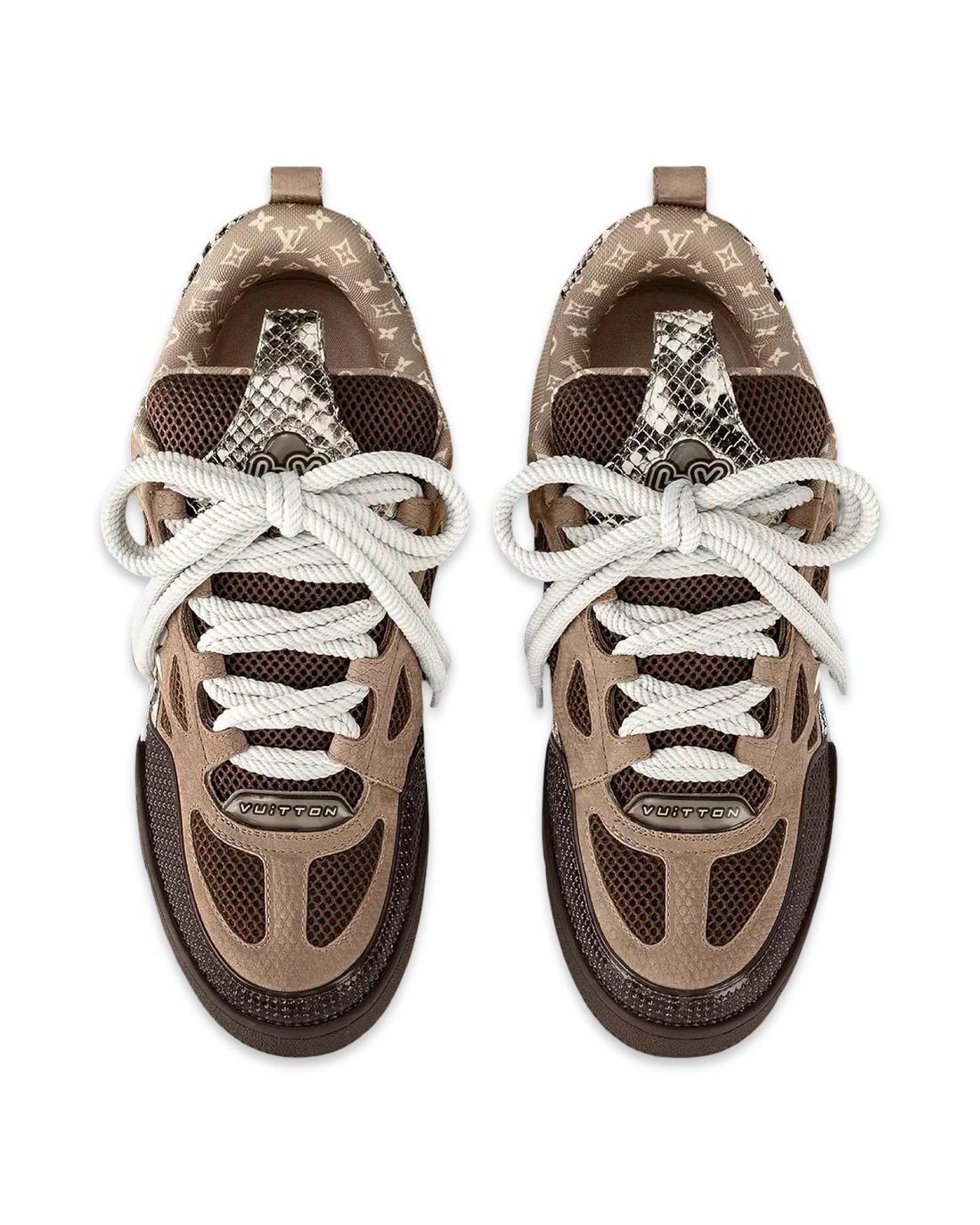 Louis Vuitton LV Skate Sneaker 'Brown Snakeskin'