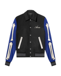 Amiri Bones Varsity Jacket 'Blue Black'