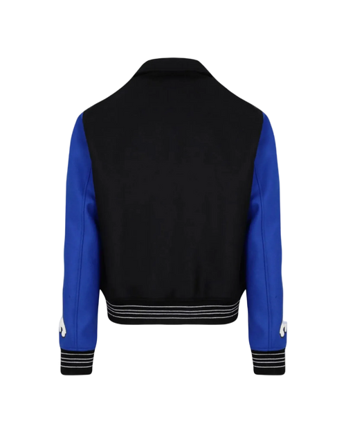 Amiri Bones Varsity Jacket 'Blue Black'
