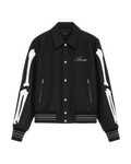 Amiri Bones Varsity Jacket 'Black'
