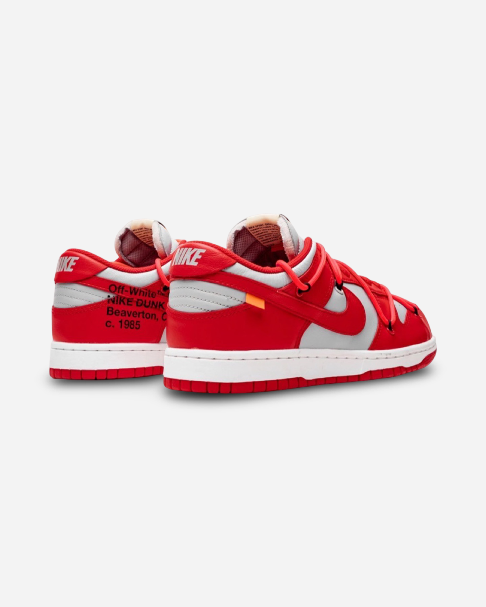 Off-White x Nike Dunk Low 'University Red'