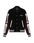 Amiri Panneld Corduroy Bones Varsity Jacket