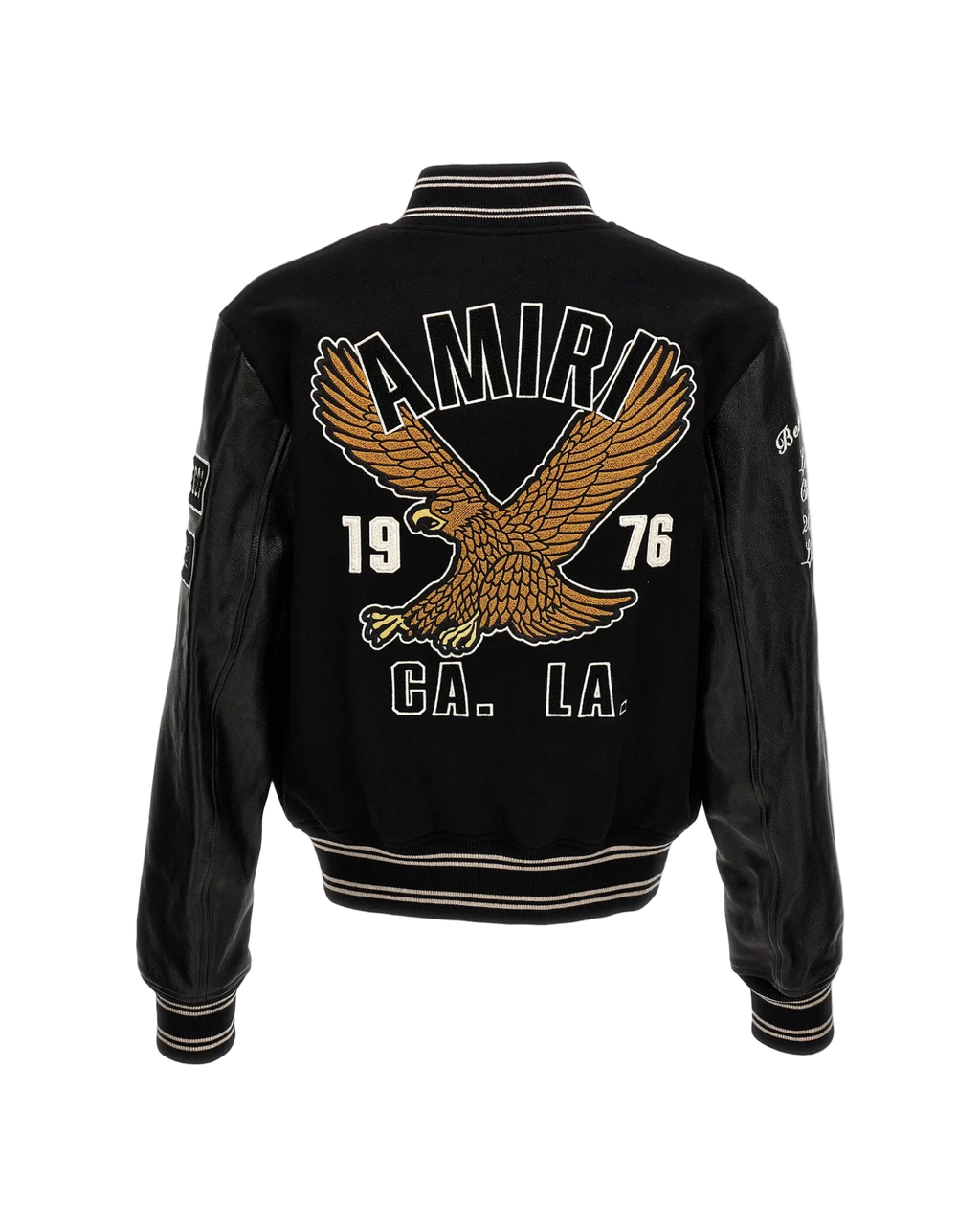 Amiri Eagle Embroidered Varsity Bomber Jacket