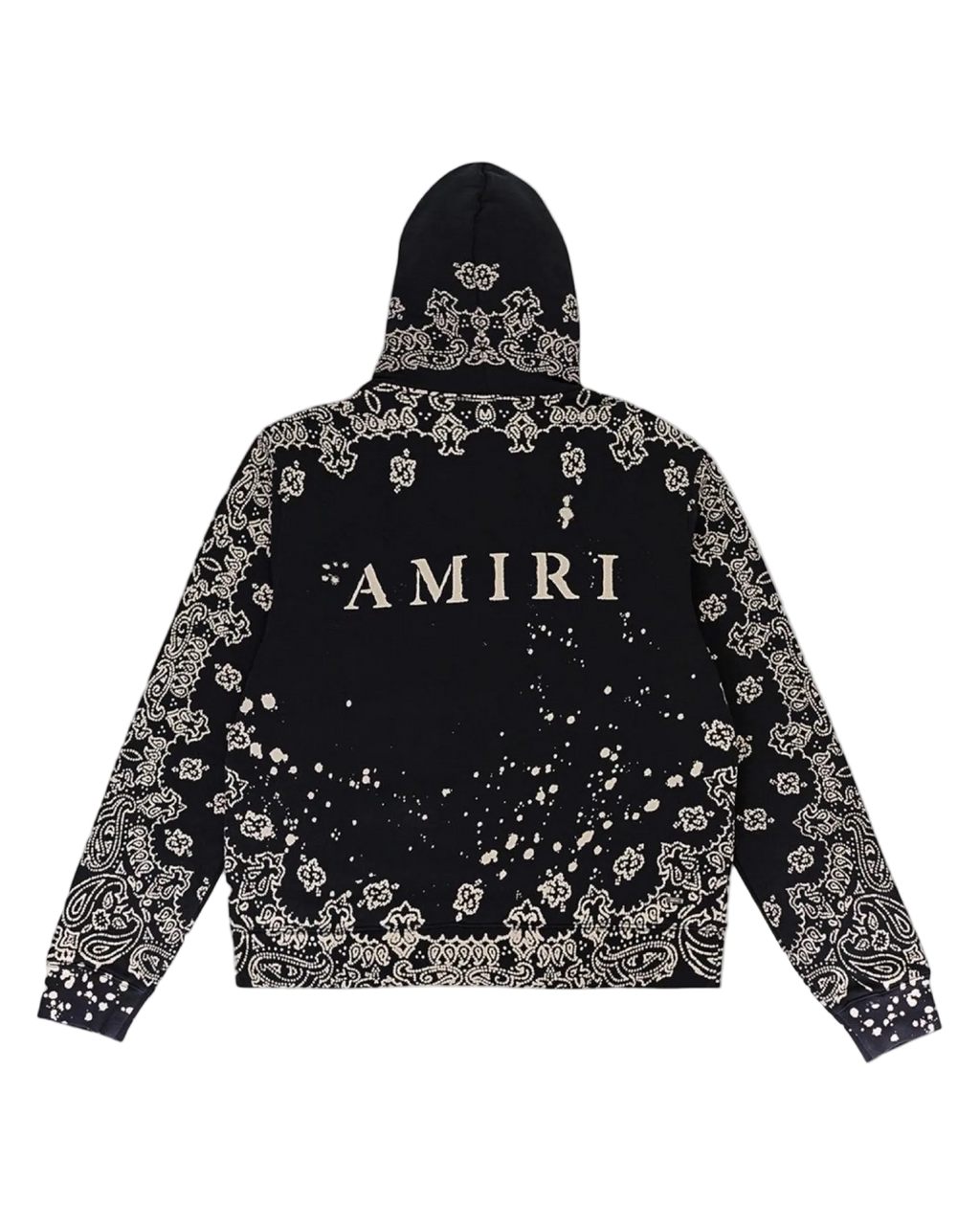 Amiri Bandana Bleach All Over Hoodie