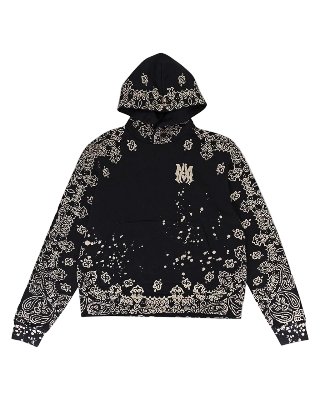 Amiri Bandana Bleach All Over Hoodie