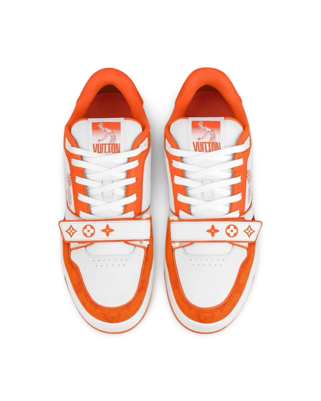 Louis Vuitton Trainer Monogram Orange Denim
