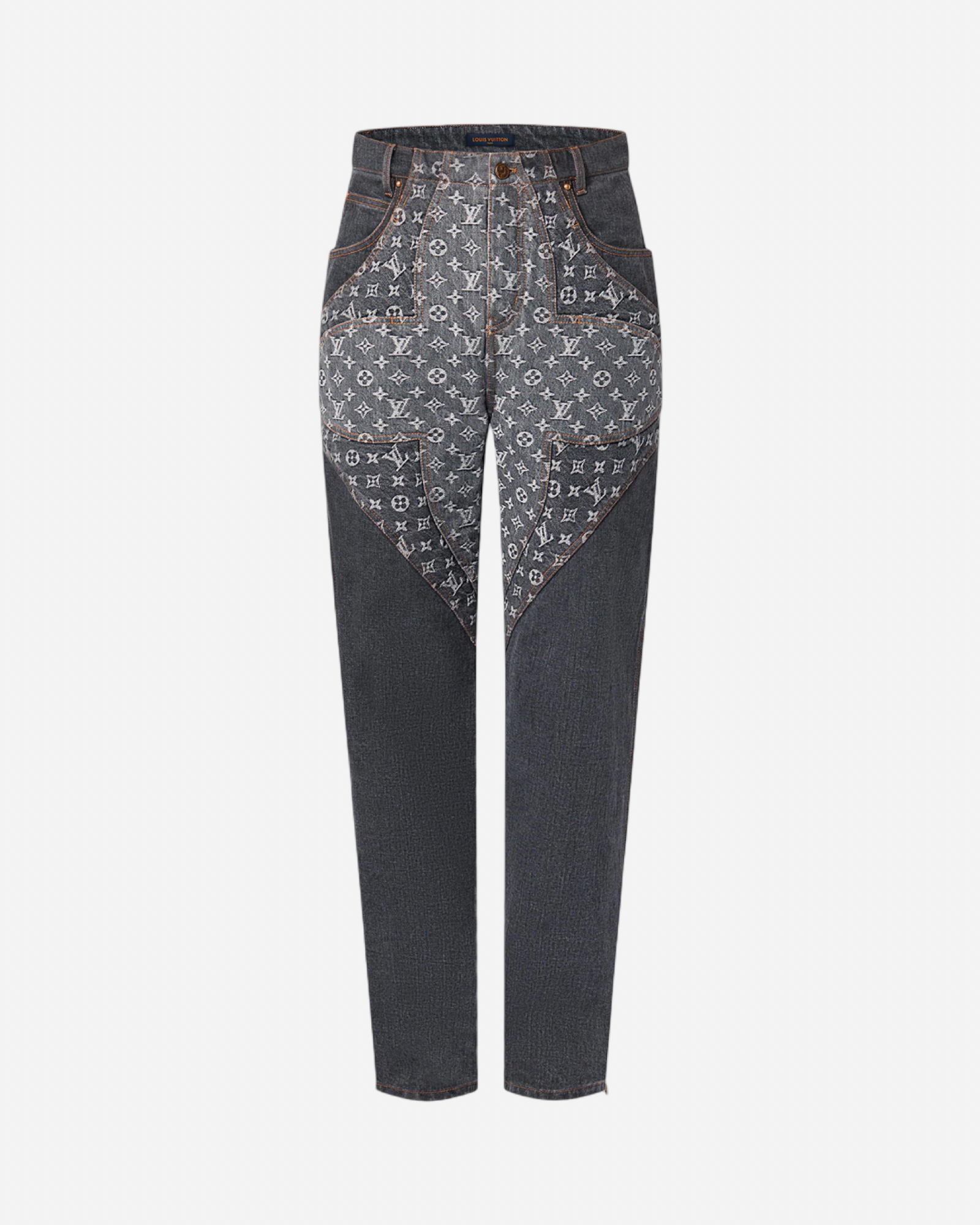 Louis Vuitton Monogram Flower Denim Pants