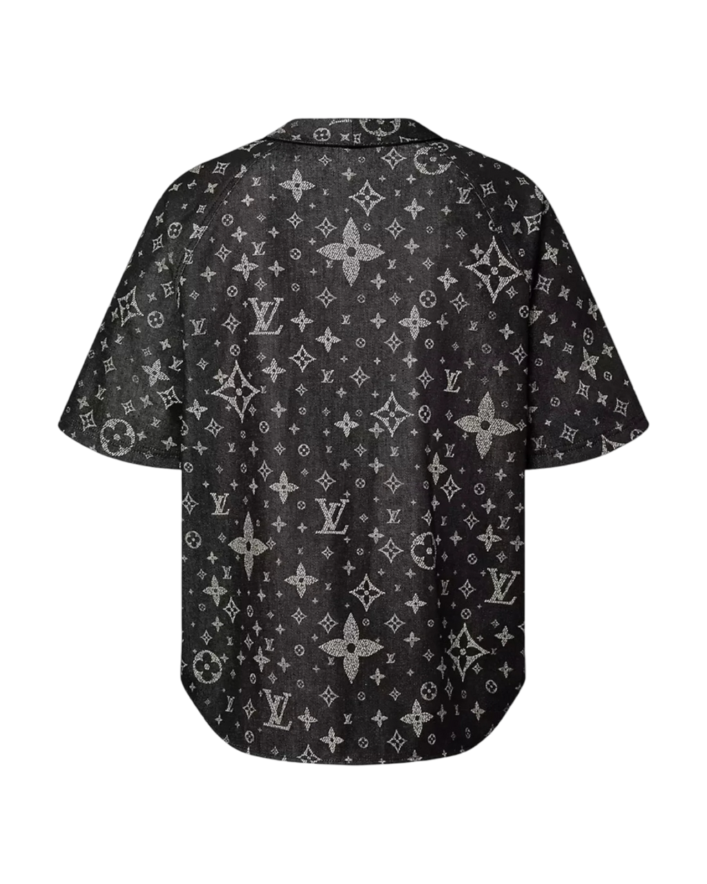 Louis Vuitton Monogram Denim Baseball Shirt