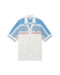 Casablanca Cotton Tennis Short Sleeve Crochet Shirt