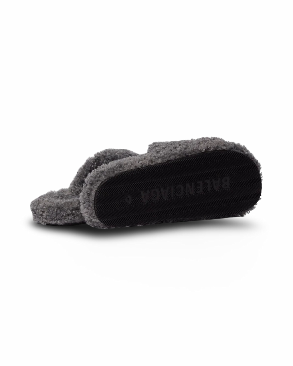 Balenciaga Political Campaign Furry Slide Sandal