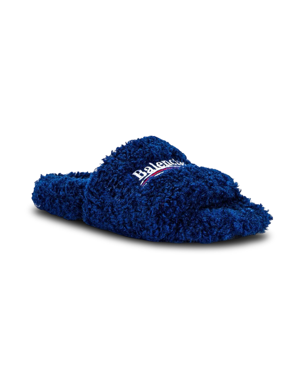 Balenciaga Political Campaign Furry Slide Sandal