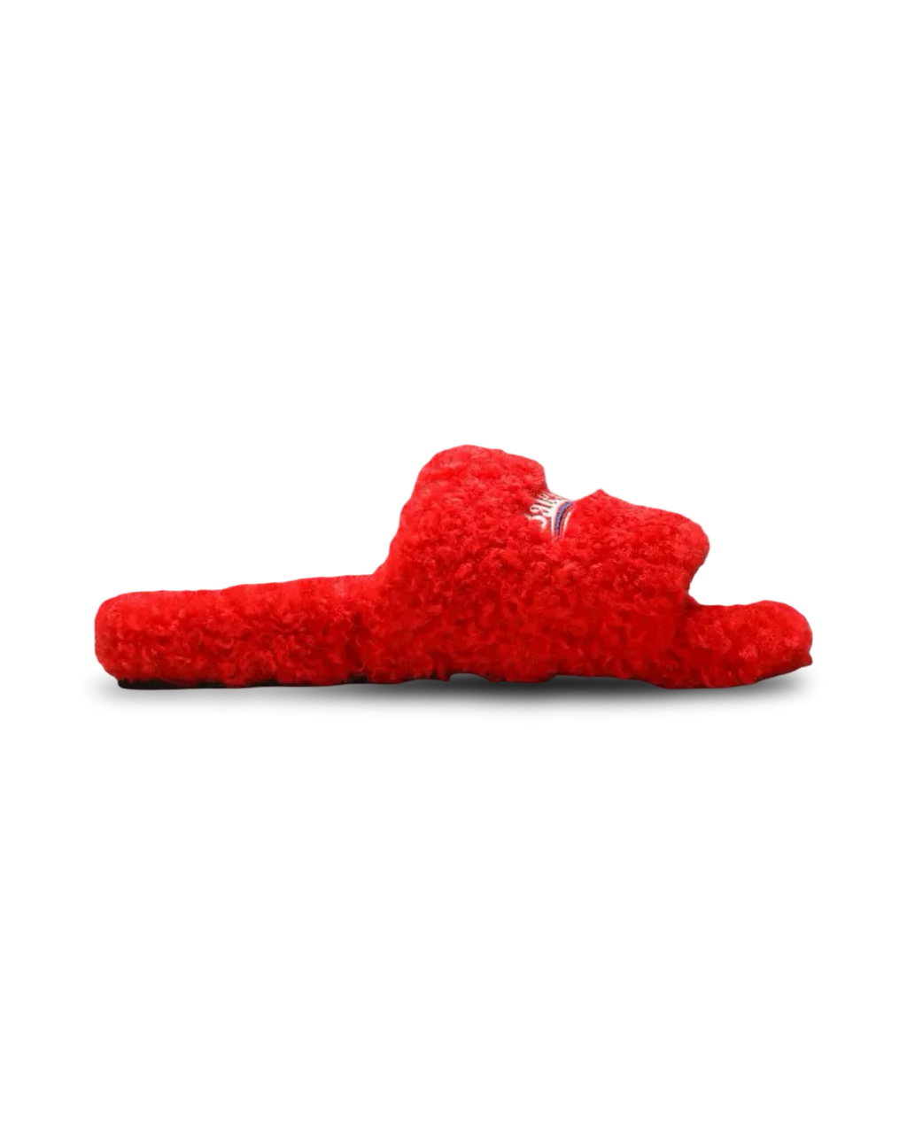 Balenciaga Political Campaign Furry Slide Sandle