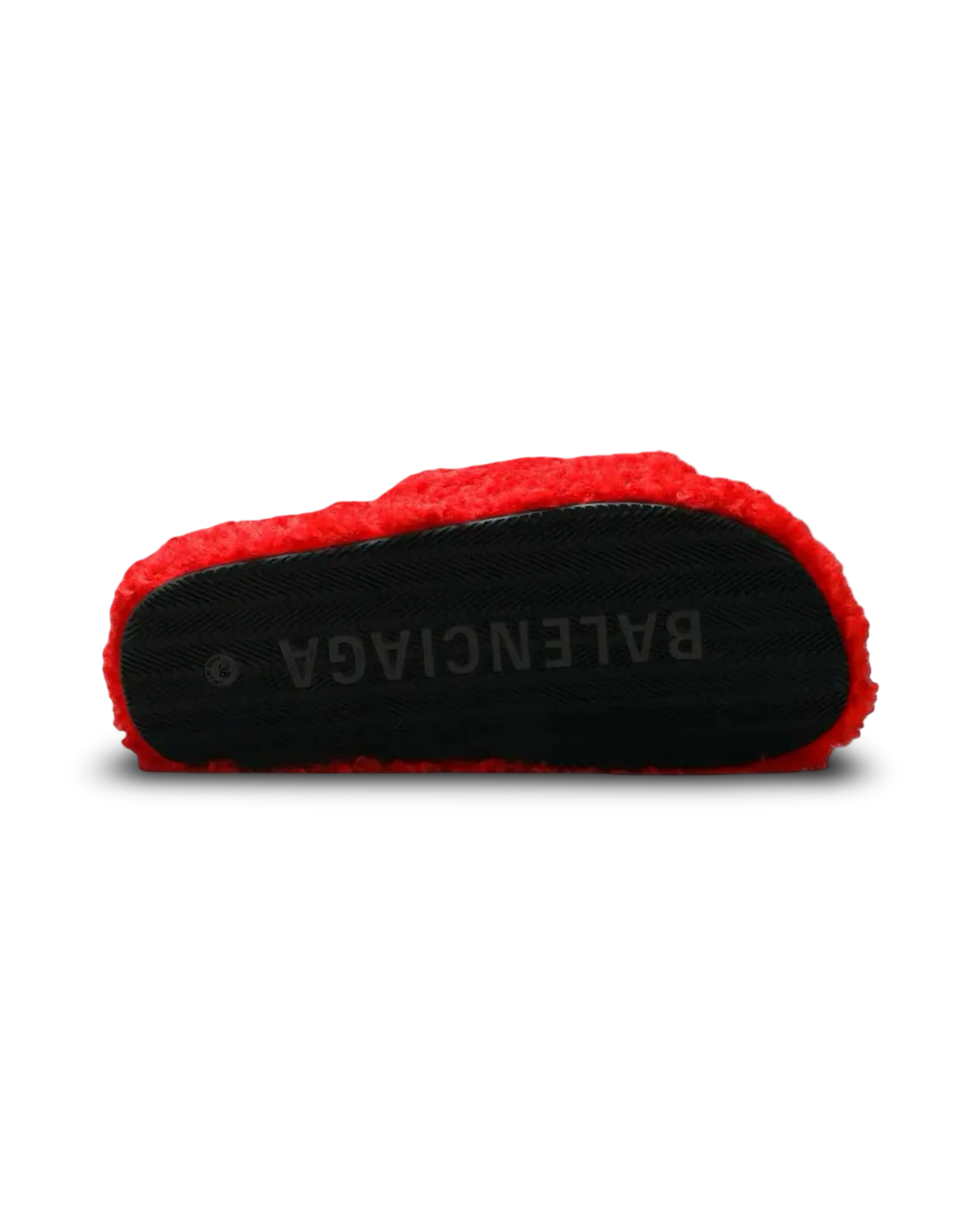 Balenciaga Political Campaign Furry Slide Sandle
