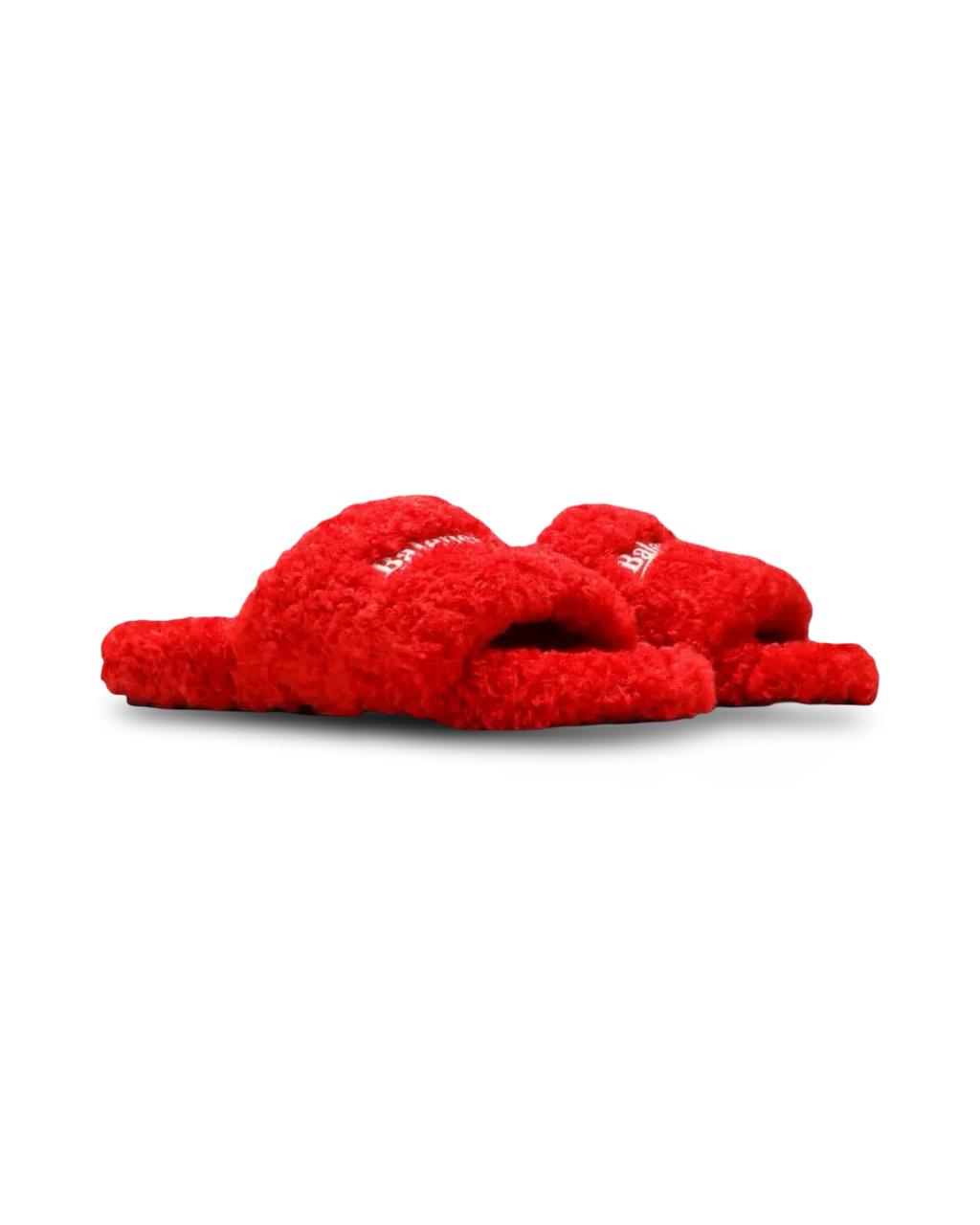 Balenciaga Political Campaign Furry Slide Sandle