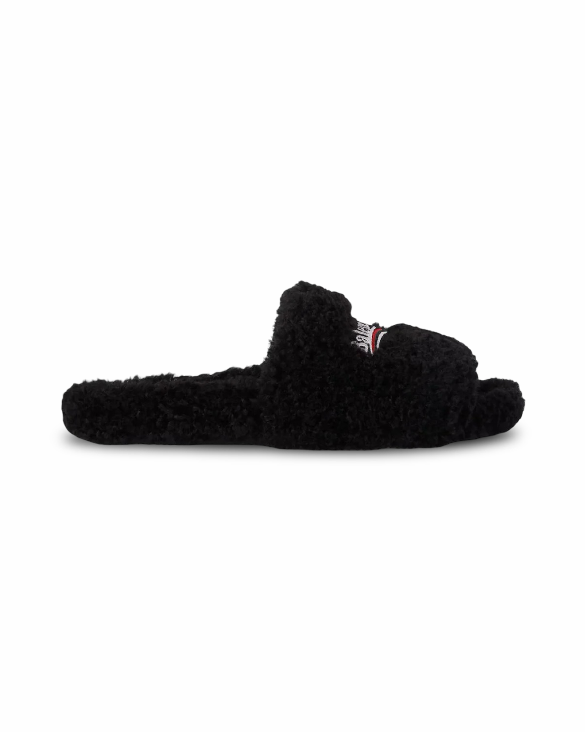 Balenciaga Political Campaign Furry Slide Sandal