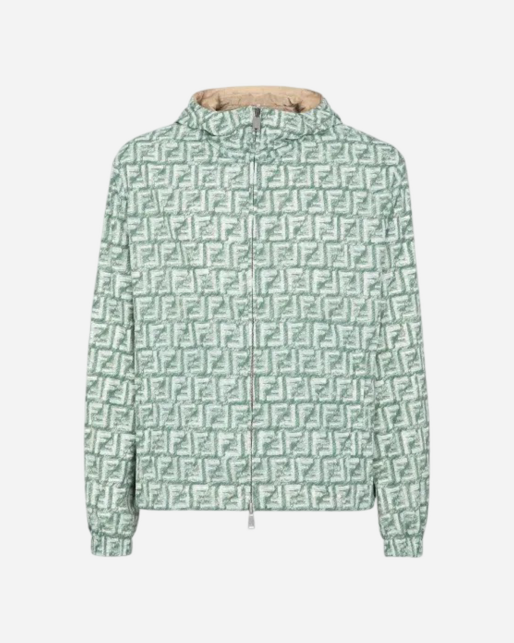 Fendi FF Print Reversible Hooded Jacket
