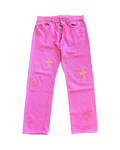 Chrome Hearts Levi's Sex Records Cross Patch Jeans 'Pink'