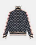 Gucci Jacquard Cotton Jacket Blue/Ivory - Creps City