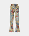 Louis Vuitton Destroyed Carpenter Bell Bottom Denim - Creps City