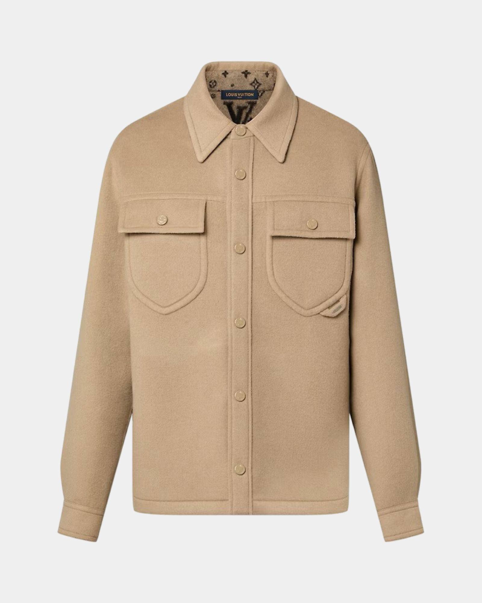 Louis Vuitton Double-Face Wool Blend Overshirt - Creps City
