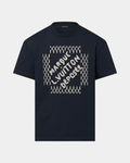 Louis Vuitton Embroidered Signature Cotton T-Shirt 'Noir' - Creps City