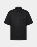 Louis Vuitton Flocked Short-Sleeved Cotton Shirt - Creps City